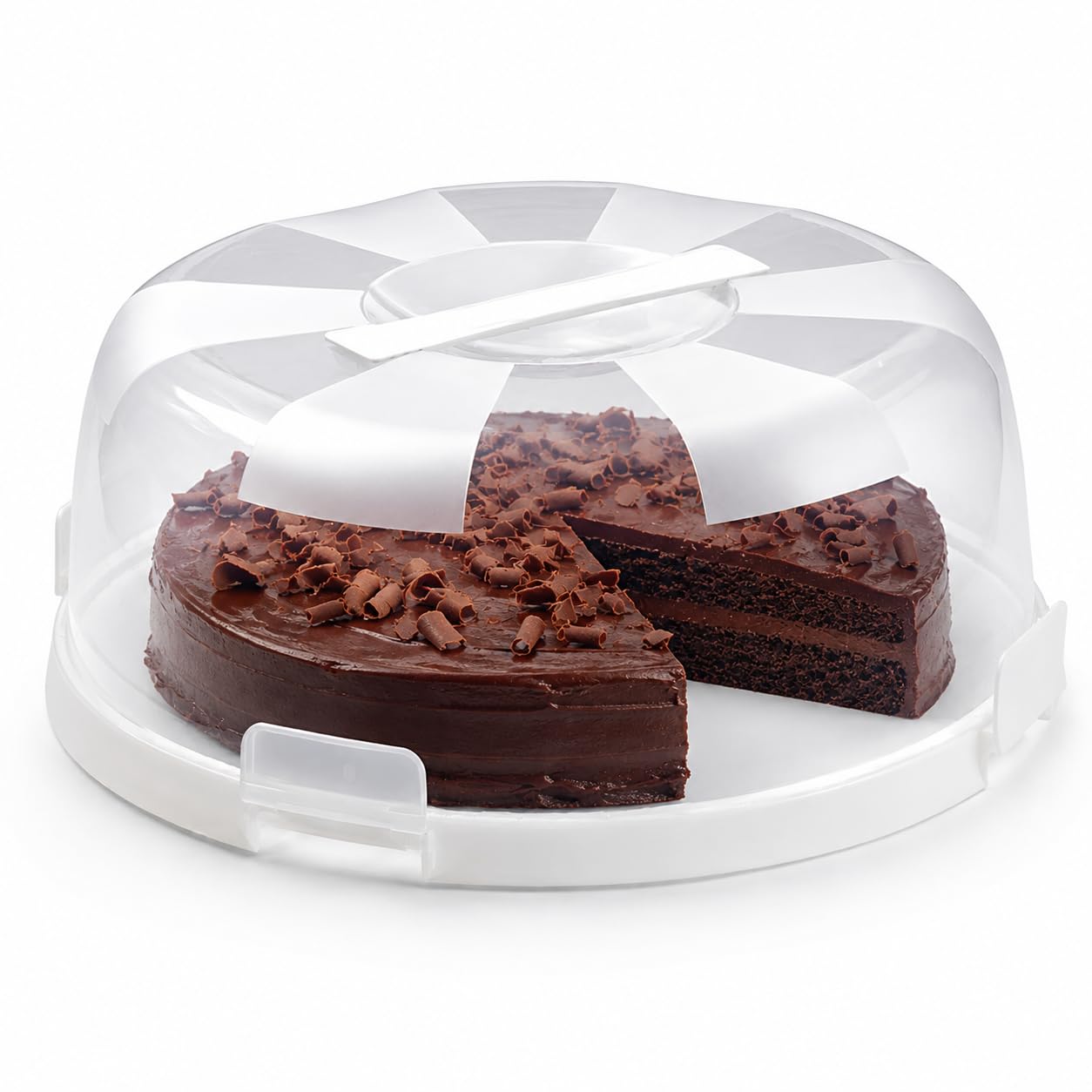 Kūku transportēšanas kaste Snips Delice ar dekorētu iekšējo pamatni, 4 drošības aizdarēm, 28 cm x augstums 9 cm, ražota Itālijā