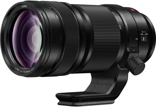 4. Panasonic S-R70200E Telezoom objektīvs LUMIX S PRO (70-200 mm, L-Mount objektīvs, F4.0, O.I.S, filtra izmērs 77 mm) melns