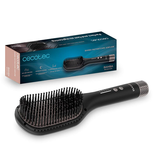 Cecotec gaisa suka Bamba InstantCare AirFlow, keramikas pārklājums, piemērota visiem matu tipiem, 4 temperatūras līmeņi, karsts gaiss žāvēšanai, automātiskā izslēgšanās.
