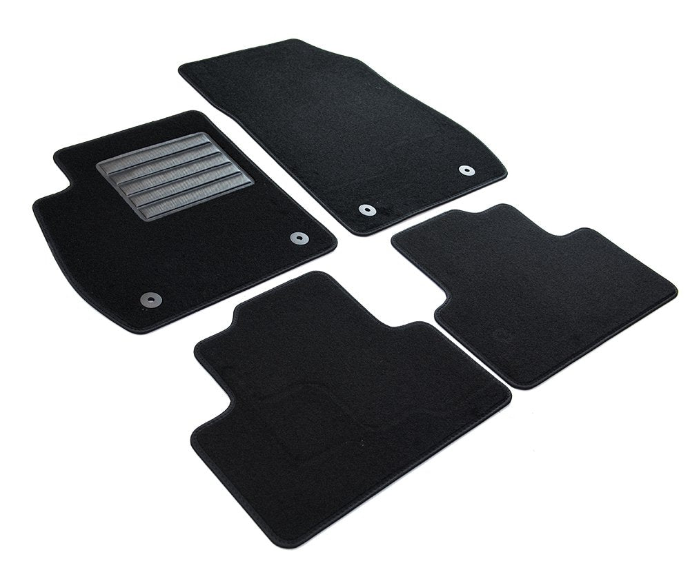 MDM SP-2622 paklāji Velūrs automašīnu paklājs piemērots Opel Zafira C Tourer 01.2012>07.2019, melns