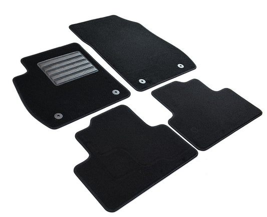 MDM SP-2622 paklāji Velūrs automašīnu paklājs piemērots Opel Zafira C Tourer 01.2012>07.2019, melns