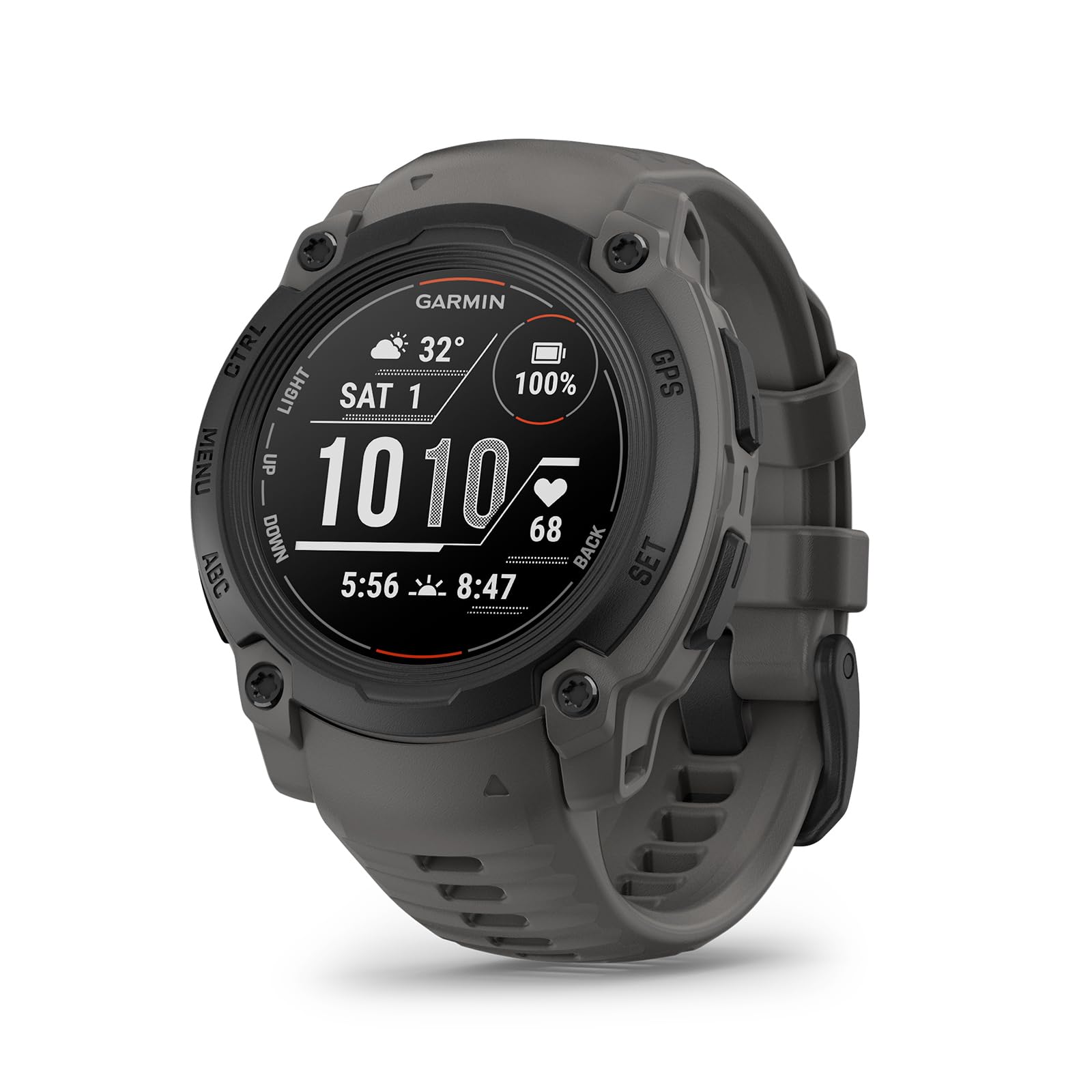 Garmin Instinct E 40mm - Izturīgs, ūdensizturīgs GPS viedpulkstenis ar 1,2" displeju, pulsa mērīšanu un precīzu navigāciju.