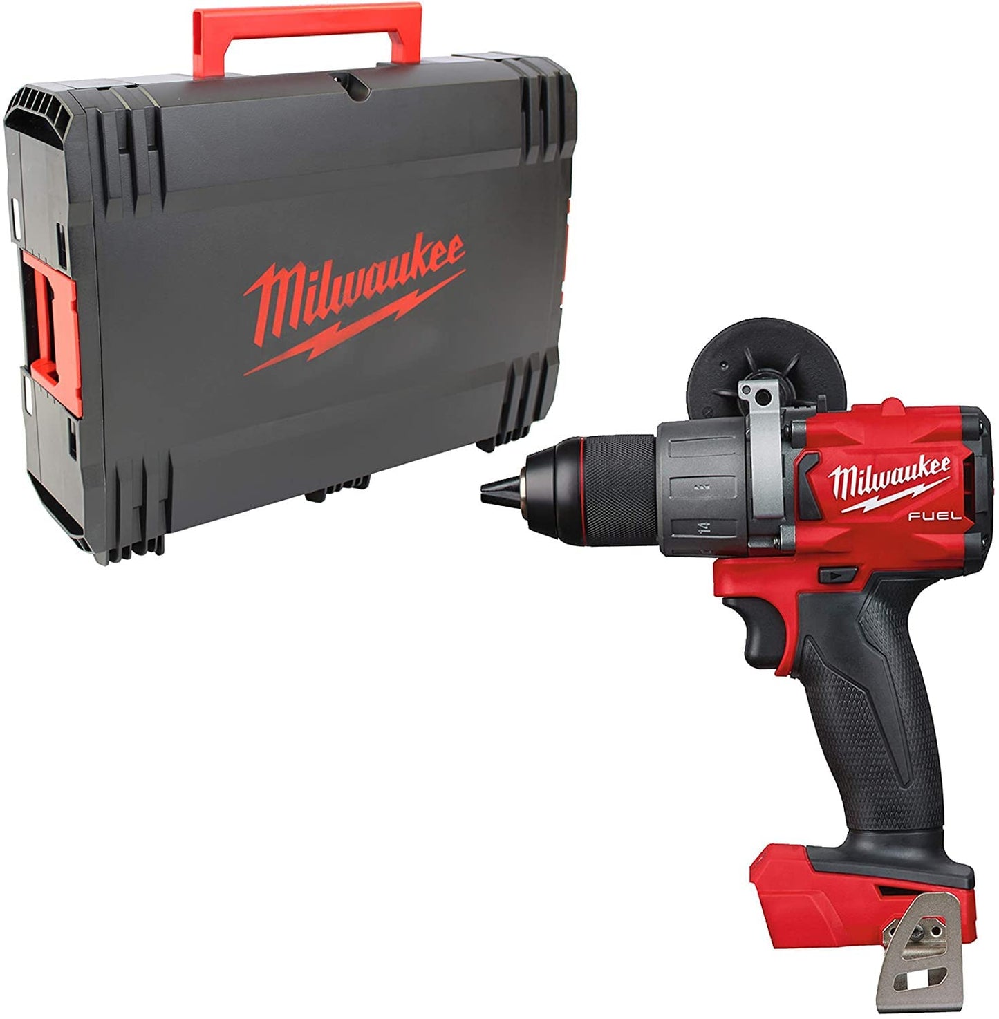 Milwaukee M18 FDD2-0X - Compact cordless drill with high torque, 2-speed settings, and durable design for versatile use.