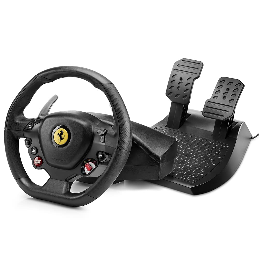 Thrustmaster Ferrari 488 GTB Edition - īstas Ferrari 488 GTB stūres replika PlayStation 4 un PC, savietojama ar PS5 spēlēm