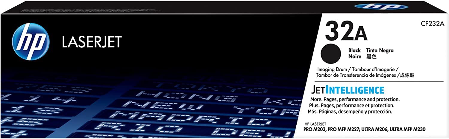 HP 32A (CF232A) - Original black imaging drum for HP Laserjet Pro printers, ensuring high-quality prints.
