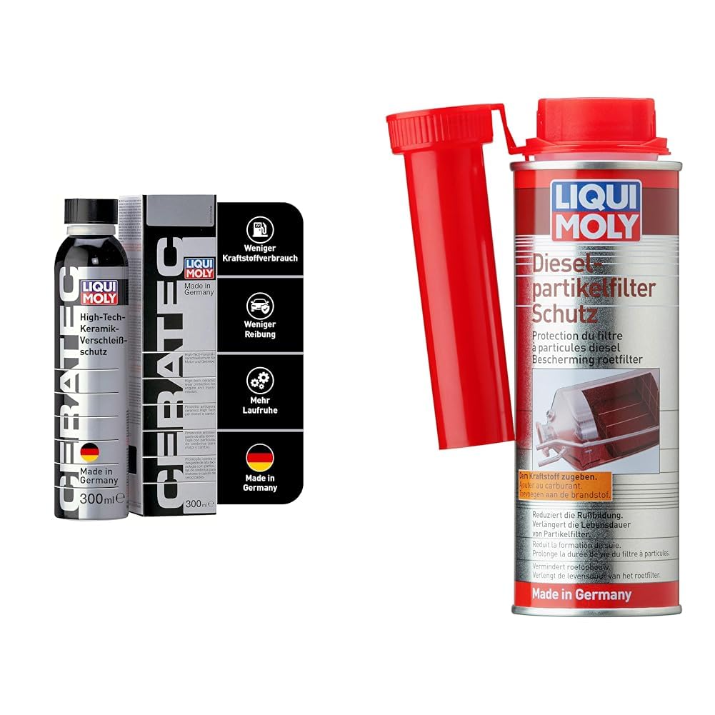Motoreļļas piedeva LIQUI MOLY Cera Tec 3721 keramikas nodiluma aizsardzība un dīzeļdaļiņu filtra aizsardzība 250 ml, dīzeļdegvielas piedeva, Art.-Nr. 5148
