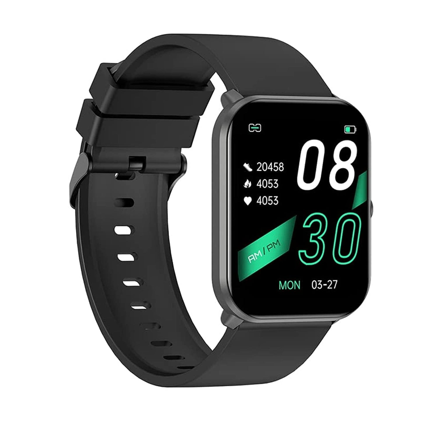 IMILAB W01 Smartwatch - Health and fitness tracker, 70+ sports modes, sleep cycles, 15-day battery, waterproof, SpO2, women's ovulation and menstruation monitoring.