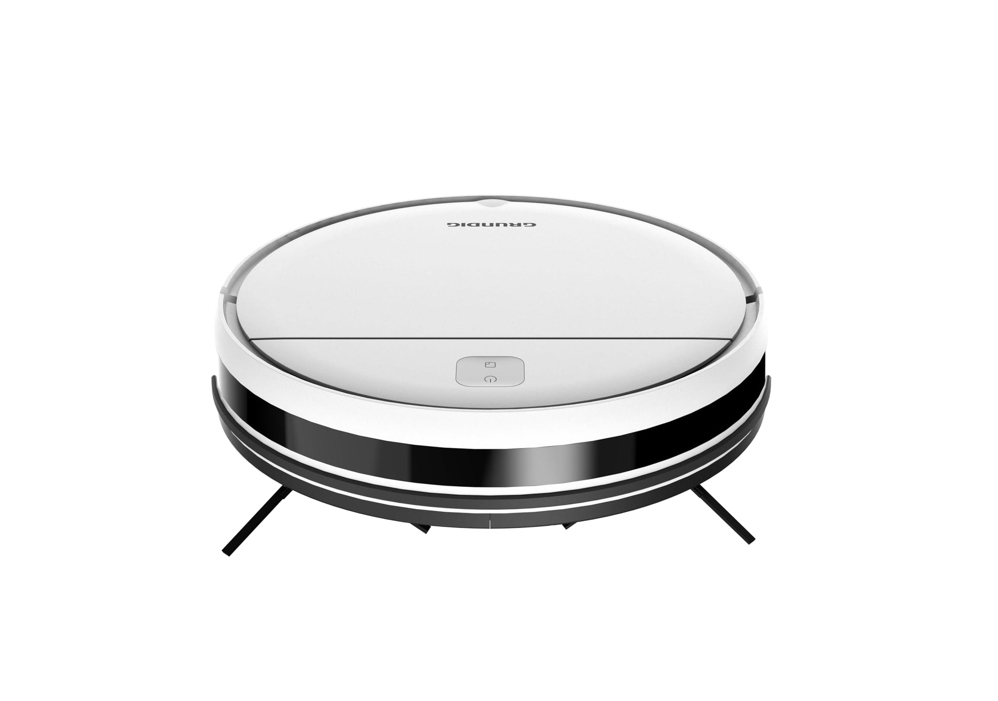 GRUNDIG VCR 2330 - 1000 Pa suction power, 200 ml dust container, 2 cleaning modes, remote control, white robot vacuum.