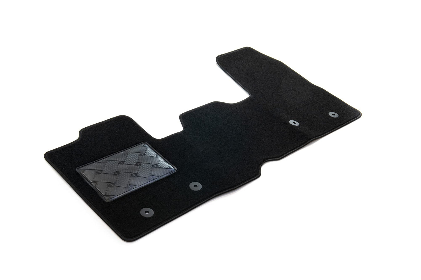 MDM SP-4504 paklāji Velūrs automašīnu paklājs piemērots Ford Transit / Custom (manuālā pārnesumkārba) 2014>2019, melns