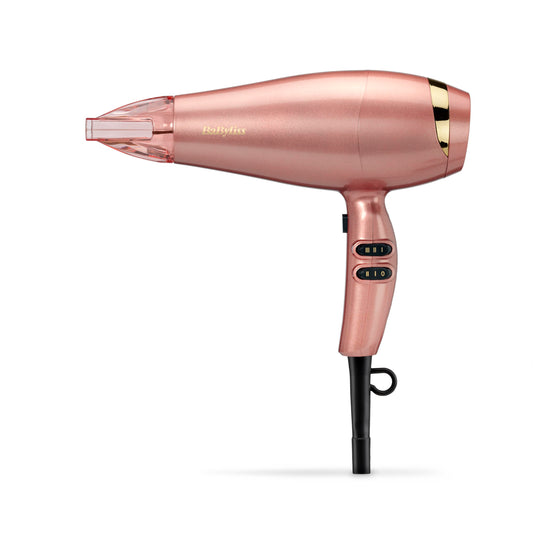 BaByliss rozā zelta matu fēns, fēns ar jonu tehnoloģiju