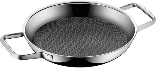 WMF Profi Resist 24 cm panna - indukcijai, daudzslāņu materiāls, šūnu struktūra, nerūsējošā tērauda rokturis, cepeškrāsnij.