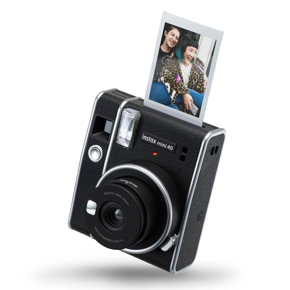INSTAX Mini 40 momentkamera - Retro design, instant photo printing, compact size, perfect for capturing memories.