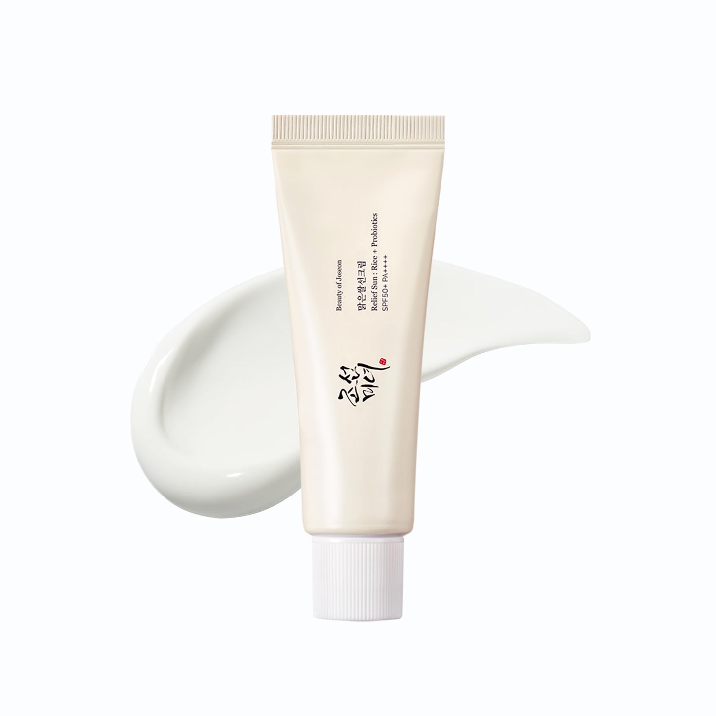Saules aizsargkrēms sejai Beauty of Joseon Relief Sun Rice + Probiotics, Korean Skin Care, bez baltā slāņa, mitrinošs SPF 50+ PA++++, 50ml