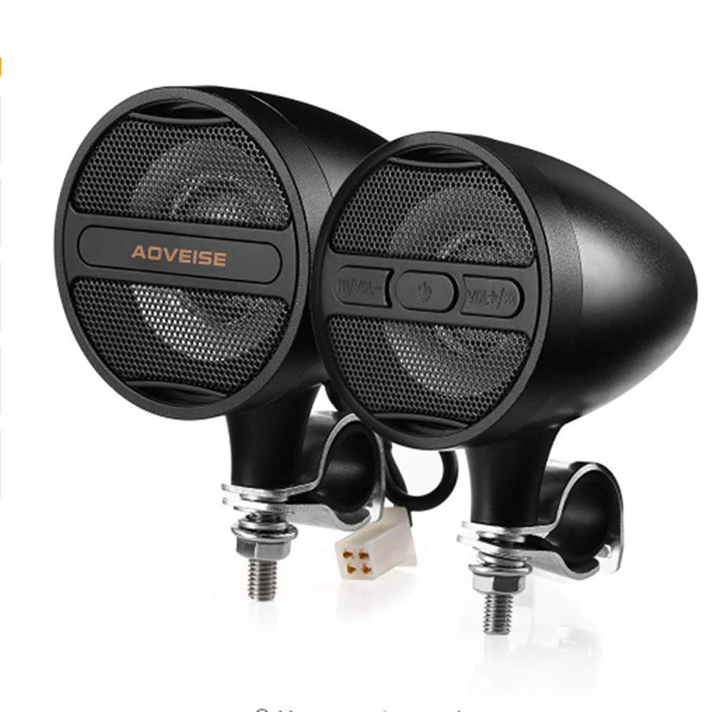 LEIDIMUS 12V 3-Zoll motocikla audio atskaņotājs, Bluetooth skaļrunis, pilnmetāla ūdensizturīgs moto MP3 atskaņotājs, signalizācijas sistēma, pastiprinātājs ATV UTV USB FM radio, B