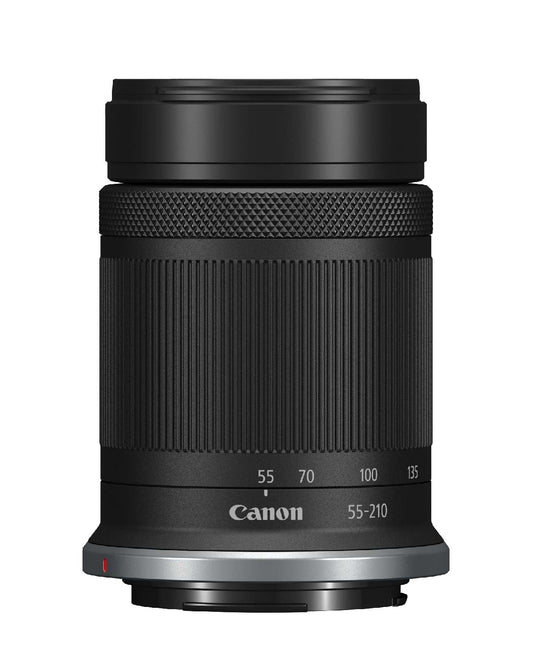 Canon RF-S objektīvs 55-210mm F5-7.1 IS STM – telefoto zoom objektīvs ar 4,5 pakāpju attēla stabilizatoru ceļojumiem, sportam un dabai | saderīgs ar EOS R APS-C