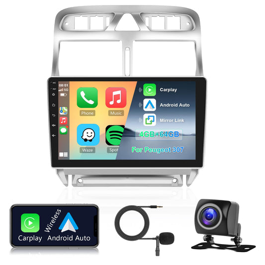 RDS auto radio Wistrue Bluetooth FM/AM, 7 krāsu apgaismojums, 1DIN auto magnetola ar USB/AUX/SD/MP3 atskaņotāju, saderīga ar iOS un Android