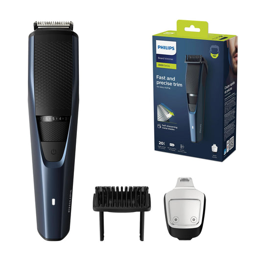 Philips skuveklis Series 3000 – Elektriskais bārdu griezējs vīriešiem ar detaļu griezēju, Lift and Trim sistēmu, 90 minūšu akumulatora darbību un tikai 1 stundu uzlādes laiku (modelis BT3238/15)