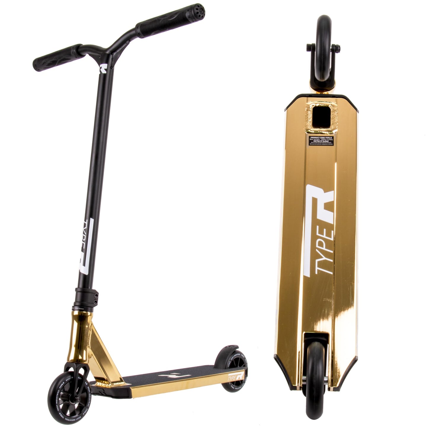 Stunt skrejritenis Root Industries Type R Complete Scooter (Gold Rush)