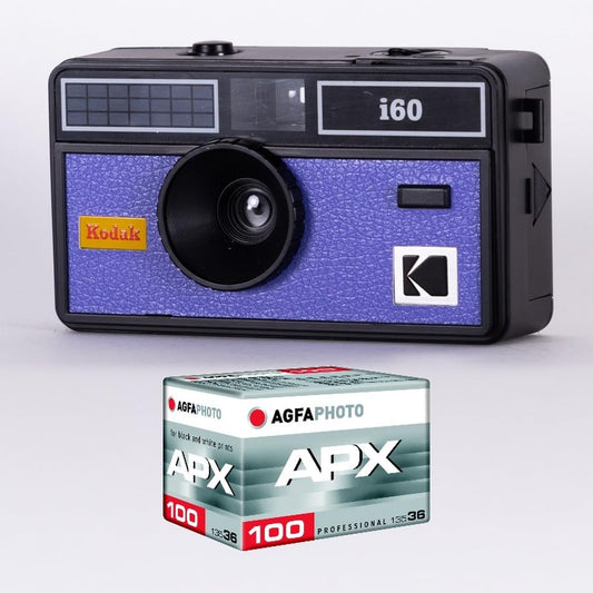 KODAK DA00259 fotoaparāts i60 un 1 ISO-filma ar 36 uzņemšanām, optiskais objektīvs 31 mm, piemērots filmām ISO 200/400/800, 35-mm krāsu filmām, zils
