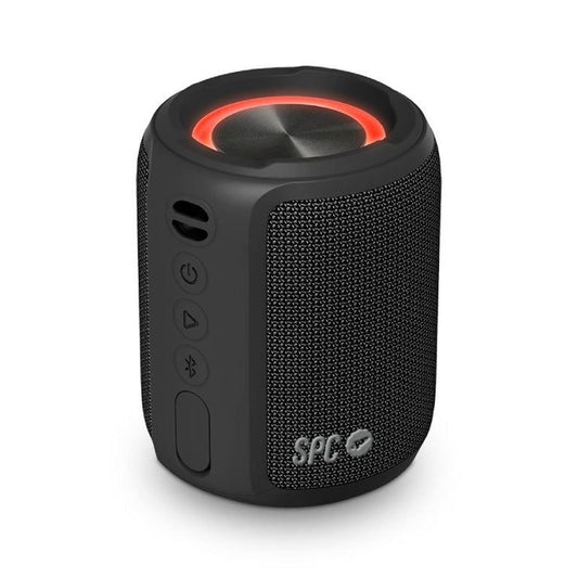 SPC Sound Powerpool – Portatīvais bezvadu Bluetooth brīvroku komplekts, kompakta izmēra, gaismas riņķis, 20 stundu akumulatora darbības laiks, 14W, IPX7 ūdensizturība, patiesi bezvadu stereo, brīvroku komplekts, USB-C