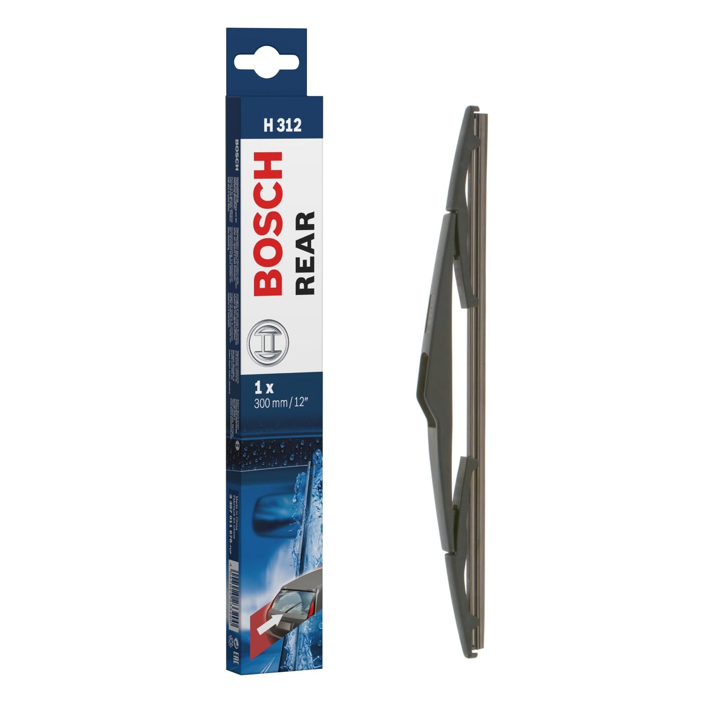 Aizmugurējais loga tīrītājs Bosch Scheibenwischer Rear H312, 300mm