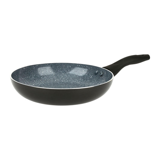 Crealys 529578 Aluminum Pan - Ø 32 cm, non-stick ceramic coating, heat-resistant silicone handle, suitable for all stovetops.