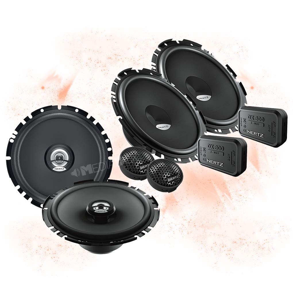 Auto skaļruņi Mediadox priekšējie/aizmugurējie 16,5cm/165mm Hertz komplekts Subaru