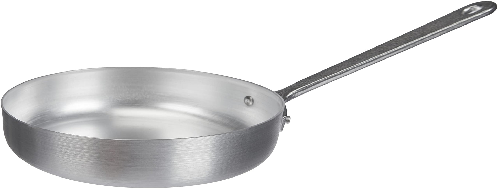 Pentole Agnelli Family Cooking alumīnija panna - 18 cm, metāls, sudrabs/melns, ar rokturi, viegla un izturīga.