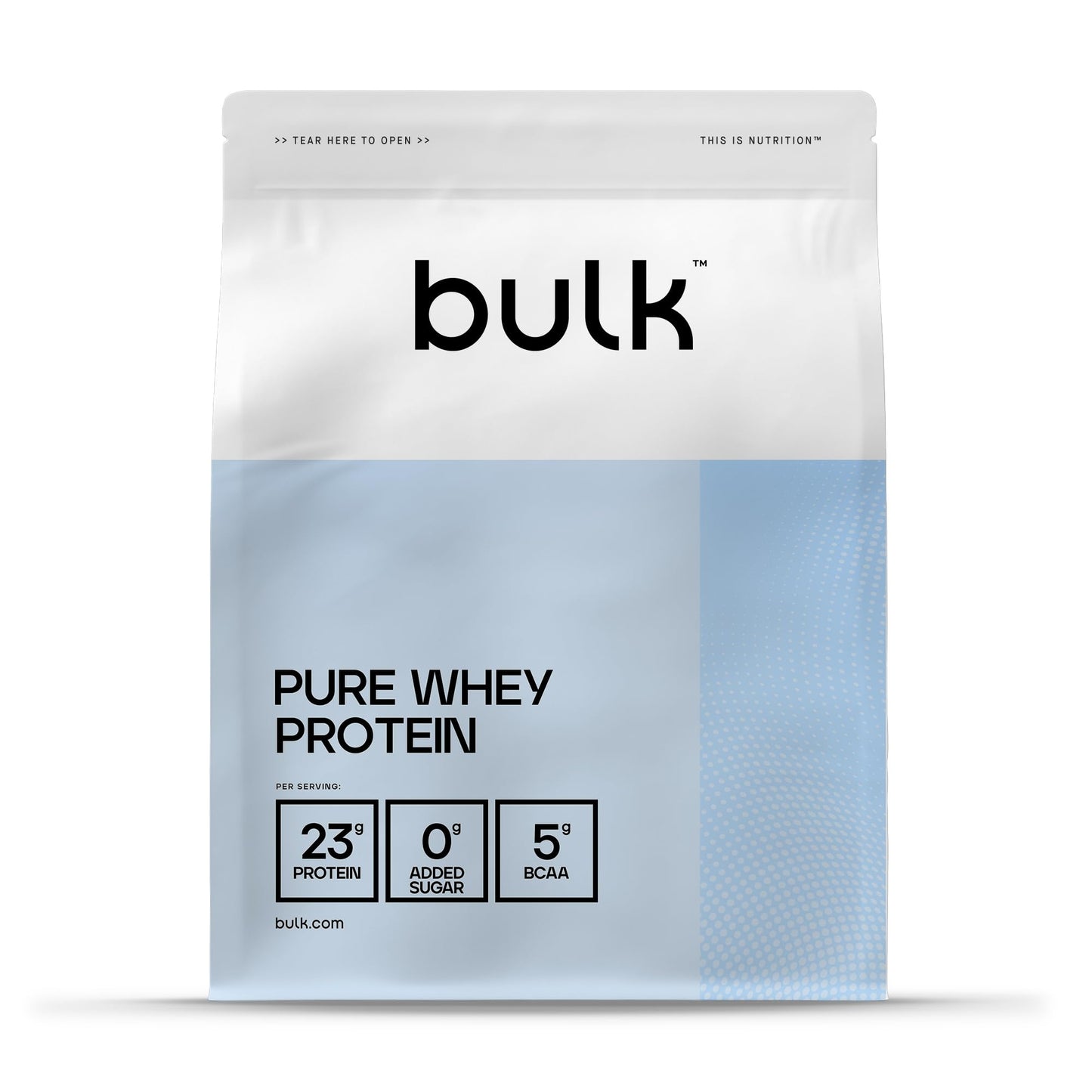 Bulk Pure Whey Protein pulveris, vaniļas, 1 kg