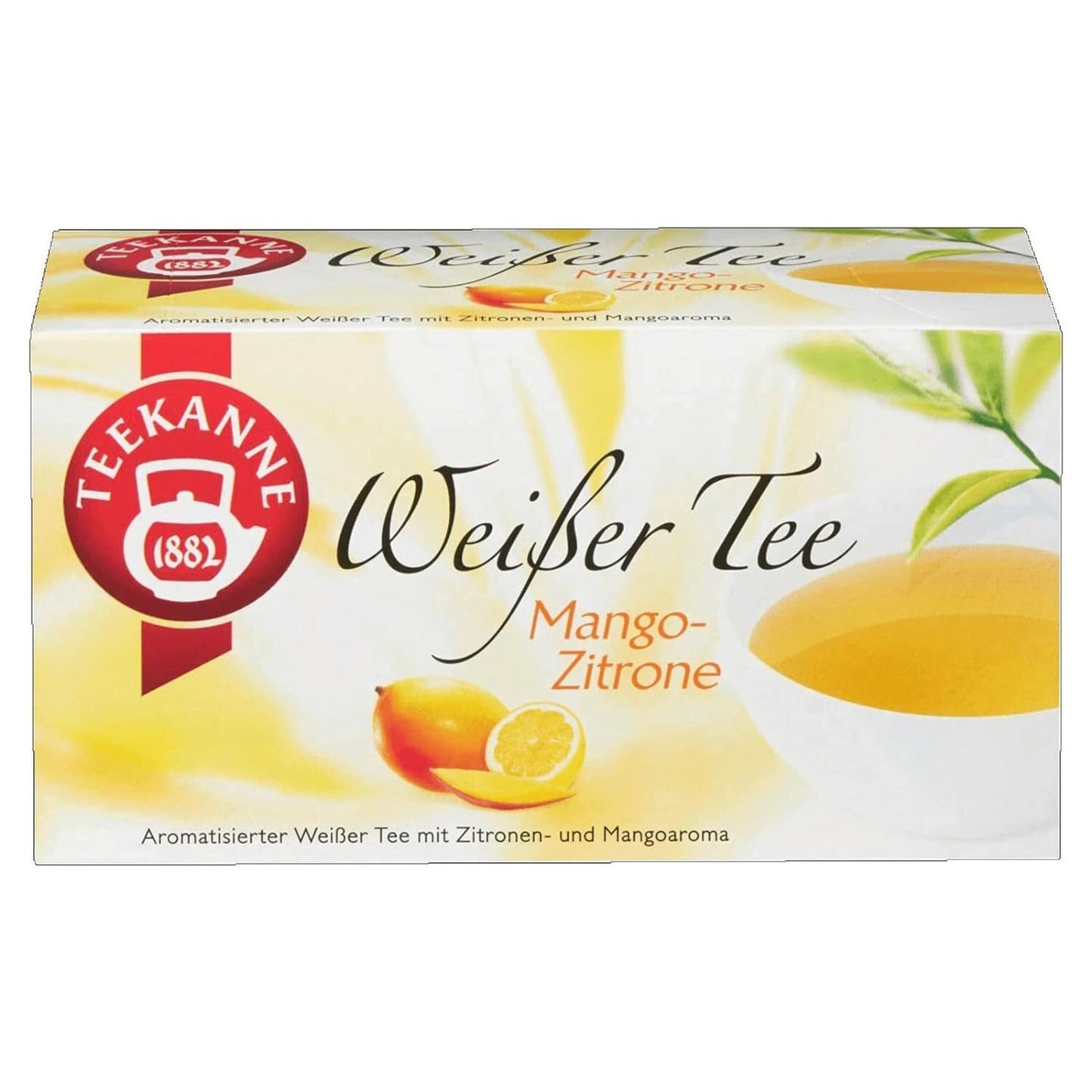Baltā tēja ar mango un citronu Teekanne, 20 tējas maisiņi, 25 g