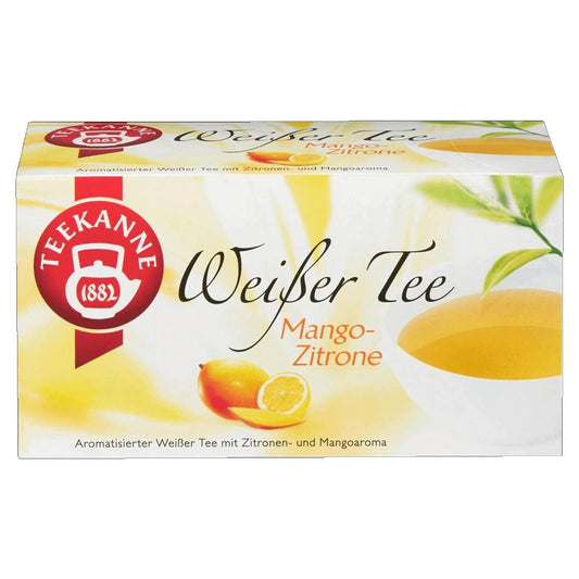 Baltā tēja ar mango un citronu Teekanne, 20 tējas maisiņi, 25 g