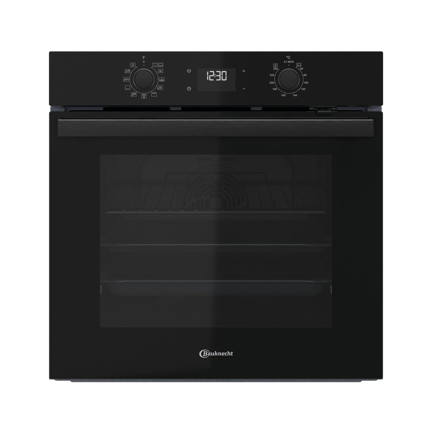 Iebūvējamā cepeškrāsns Bauknecht BBA285HU0K, A+, 71 L XXL tilpums, PowerHeißluft, Maxi Cooking, Multi-Level Cooking, melna