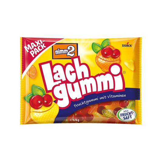 nimm2 Lachgummi augļu želejas konfektes ar vitamīniem, 1 x 376 g