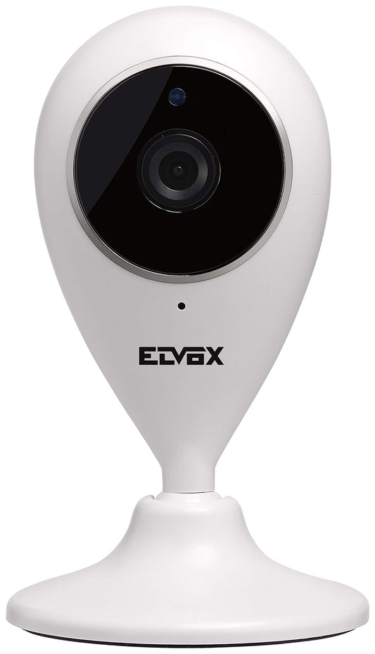 Vimar 46238.027A WiFi krāsu kamera, saderīga ar Alexa, HD izšķirtspēja 720, kustību sensoru funkcijas un paziņojumu sūtīšana, "Skatīt produktu" lietotne Android un iOS.
