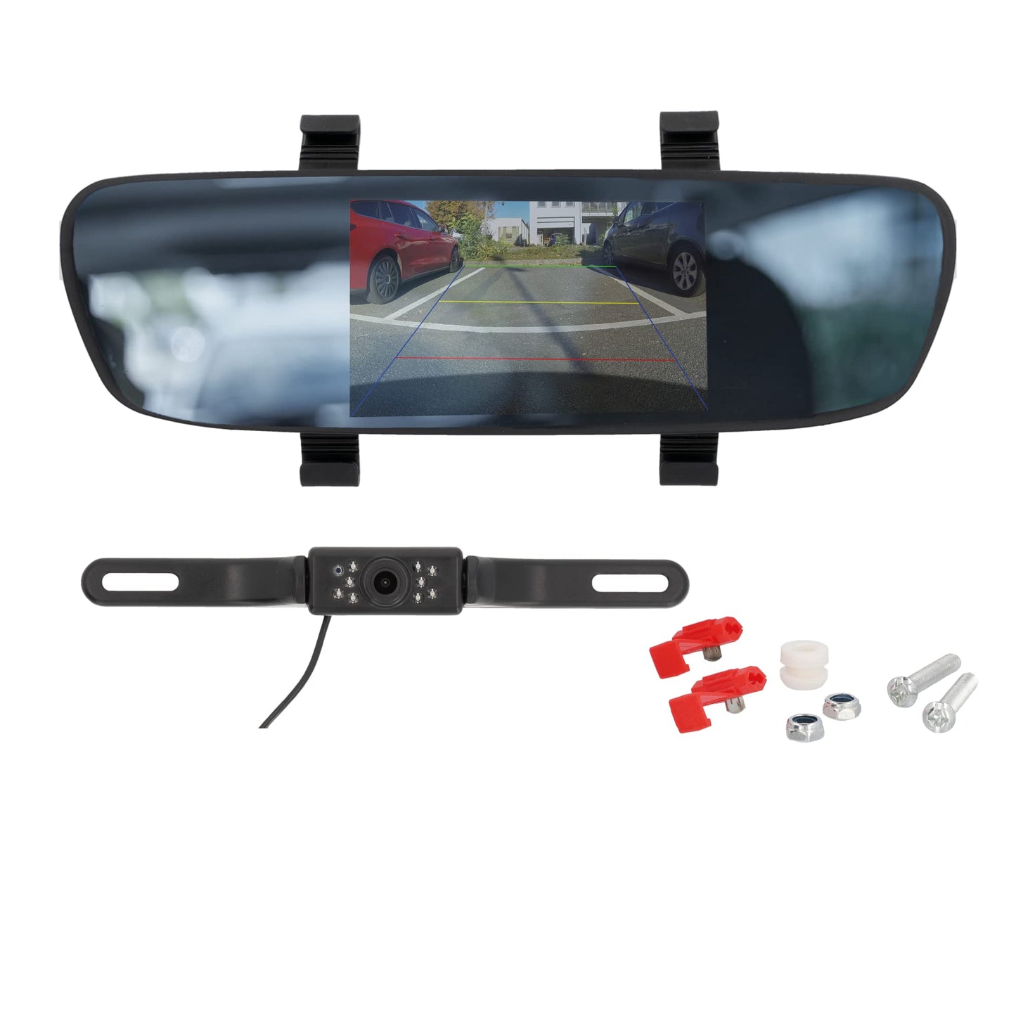 12. AEG atpakaļskata kamera SR5 ar 12,7 cm 5 LCD atpakaļskata spoguļa monitoru