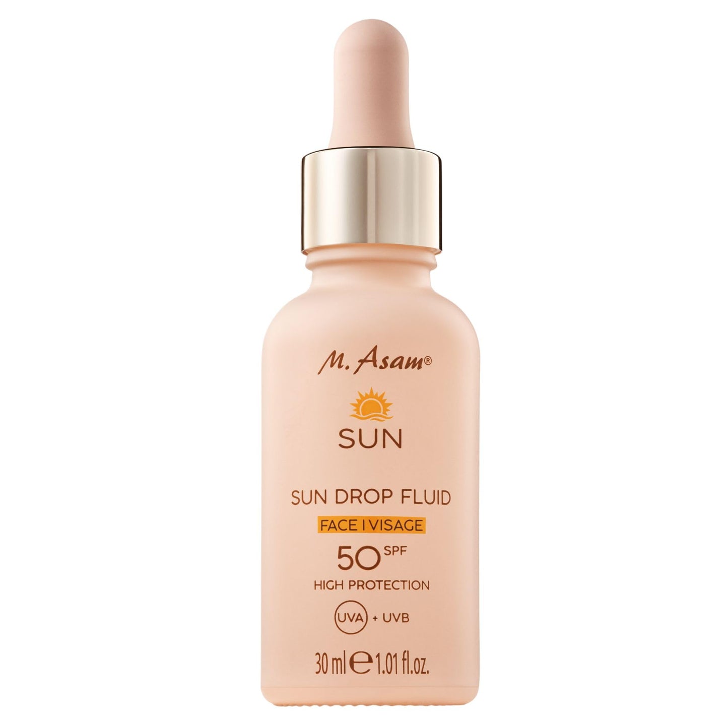 Saules serums M. Asam Sun Drop Fluid LSF 50, 30 ml