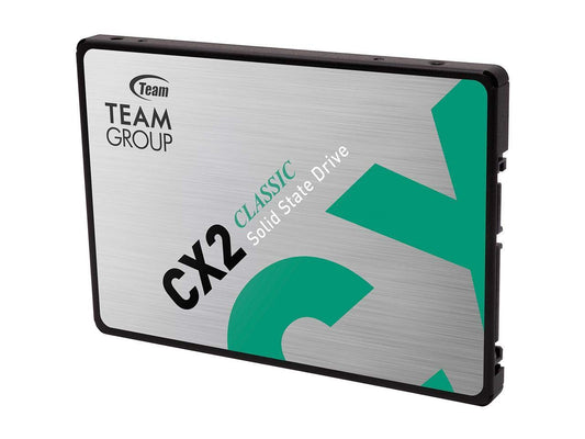 Team Group CX2 Classic SSD - 512 GB storage, SATA 6 GB/s speed, reliable performance for enhanced computing.