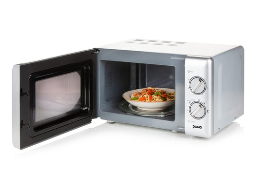 DOMO DO3020 Solo mikroviļņu krāsns - 20 L - 700 W sudraba