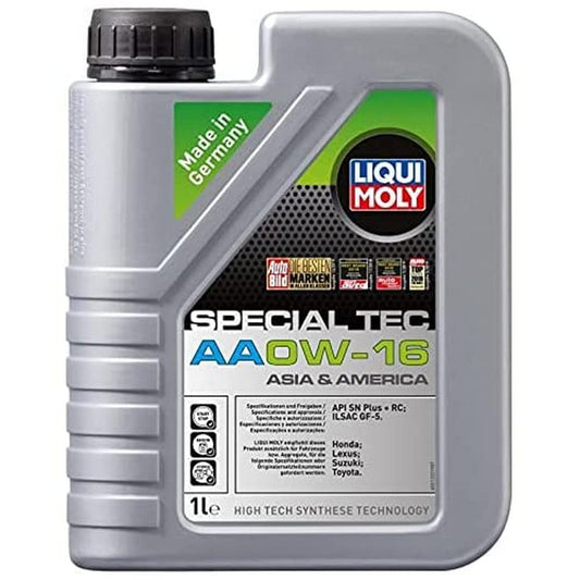LIQUI MOLY Special Tec AA 0W-16 | 1 L | Sintētiskās tehnoloģijas motoru eļļa | Art.-Nr.: 21322