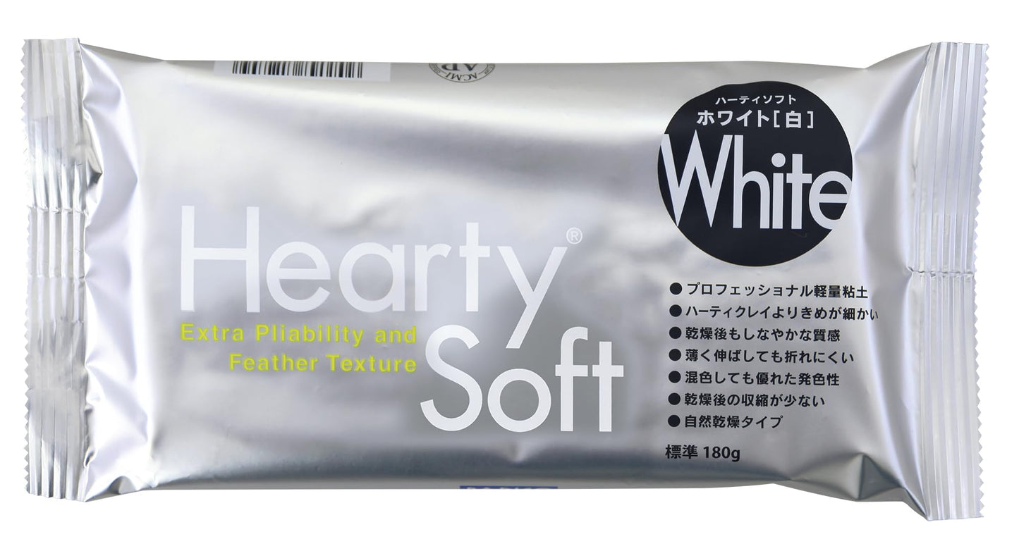Modelēšanas masa Padico Hearty Soft Clay 180g White Japan Import