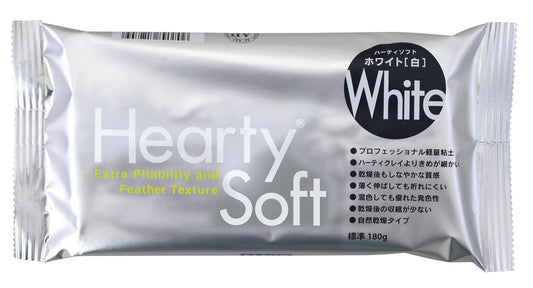 Modelēšanas masa Padico Hearty Soft Clay 180g White Japan Import
