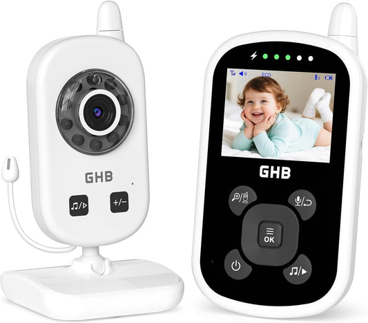 Video bērnu monitors GHB Babyphone mit Kamera, 2,4 Zoll