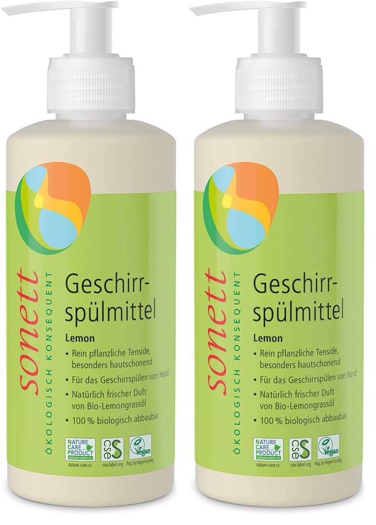 trauku mazgāšanas līdzeklis Sonett Lemon, 300 ml (2 iepakojumā)