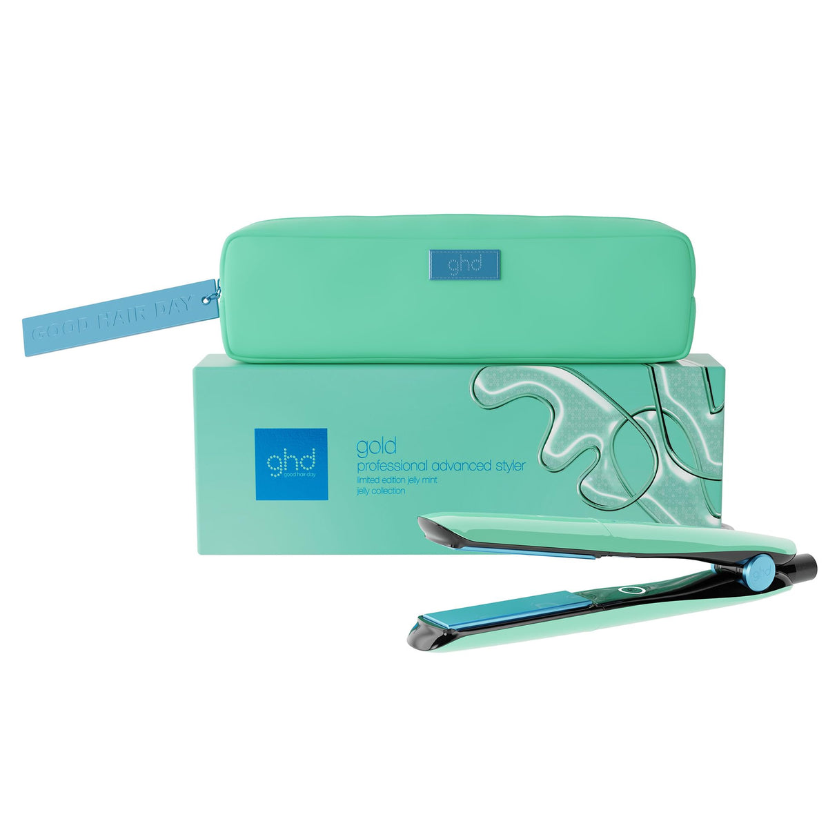 Matu taisnotājs ghd gold – gludam un bezspurainam rezultātam, multistyler, Glossy Jelly Mint
