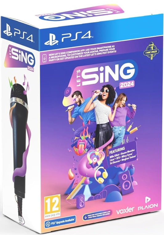 Let's Sing 2024 + mikrofons