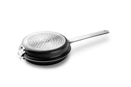 IBILI I-CHEF Mini kartupeļu omletes panna - 14 cm, alumīnijs, nerūsējošā tērauda rokturis, nelipīgs pārklājums, indukcijai.