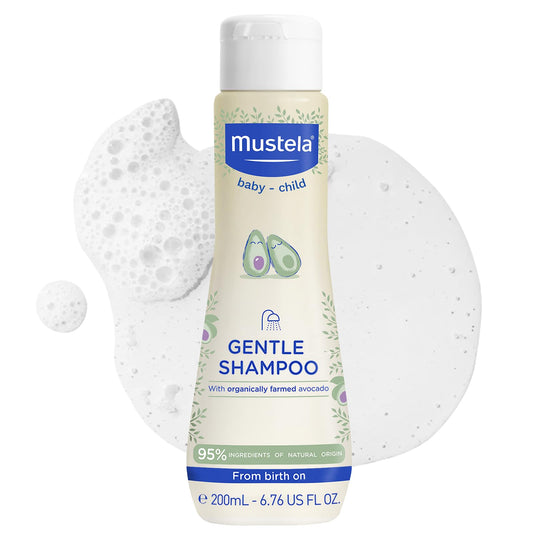 Bērnu šampūns Mustela Gentle Shampoo, maigs šampūns, 200 ml