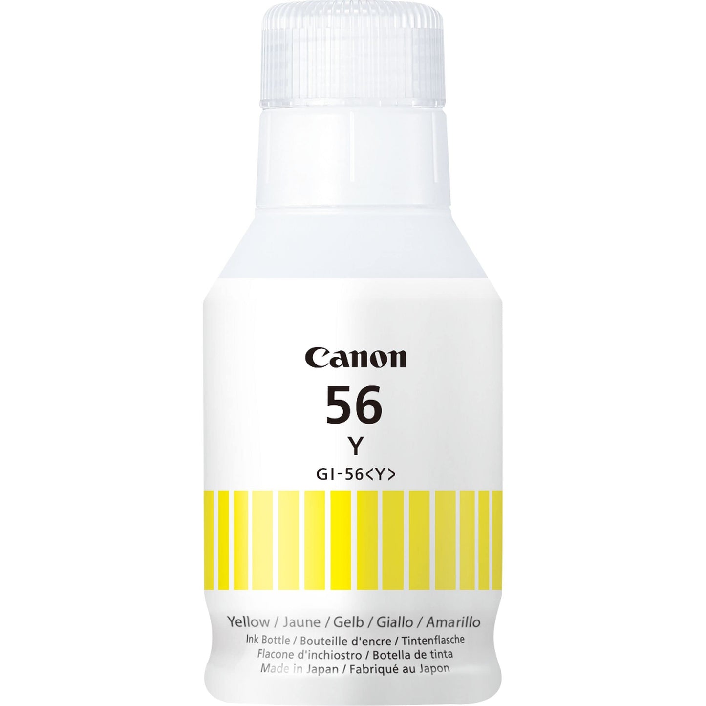 Canon 4432C001 GI56Y Yellow Ink - High yield, prints up to 14,000 pages, vibrant color quality.