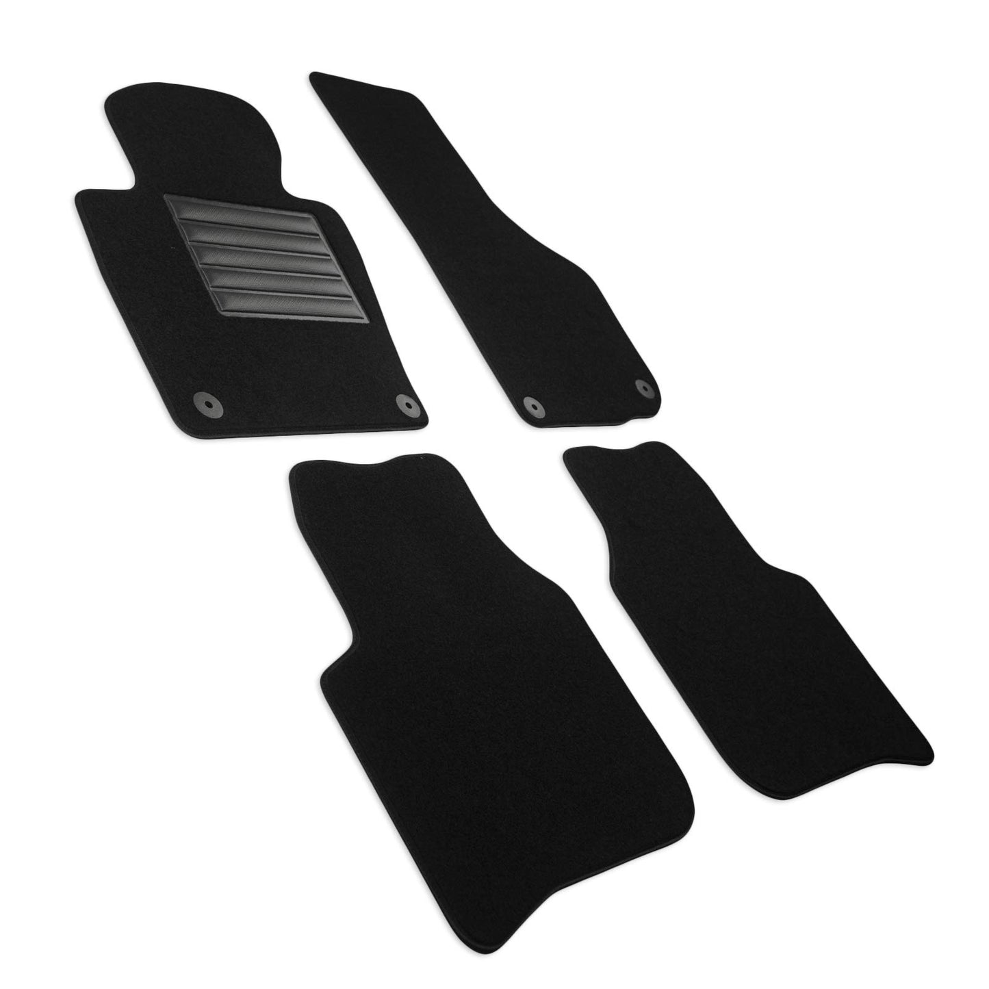 MDM SP-3263 paklāji Velūrs automašīnu paklājs piemērots Skoda Superb II / Kombi (3T) 06.2008> 2014, melns