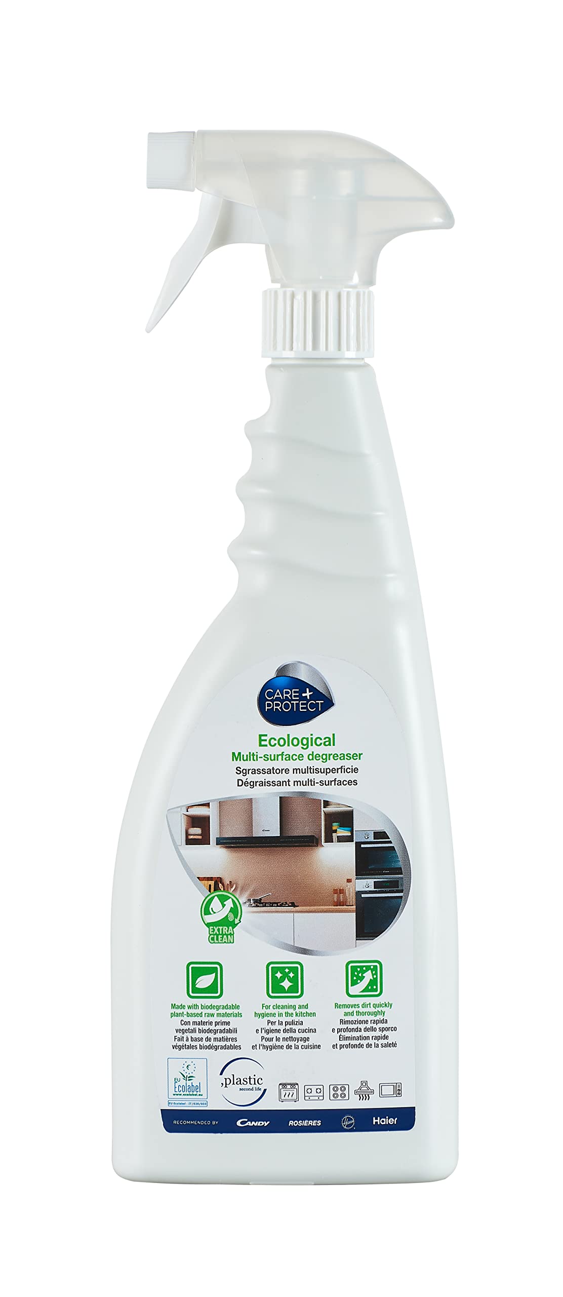 CARE + PRODECT – Ekoloģisks attaukošanas aerosols, hipoalerģisks, bioloģiski noārdāms, 750 ml, universāls virtuves tīrītājs.